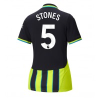 Maglie da calcio Manchester City John Stones #5 Seconda Maglia Femminile 2024-25 Manica Corta